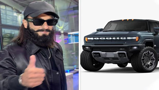 Ranveer Singh gifts himself a Rs 4.57 Crore Hummer EV 3X