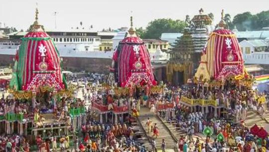World-famous Rath Yatra of Lord Jagannath, Lord Balabhadra, Devi Subhadra, and Lord Sudarshan begins In Puri