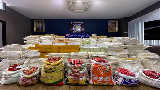 Thai police seize drugs worth $8 million 