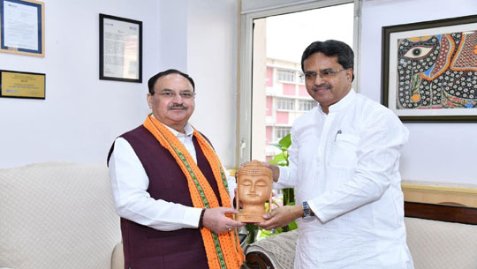 CM Dr. Manik Saha Meets Union Health