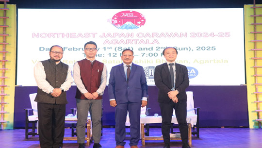 NE Japan Caravian begins at Agartala