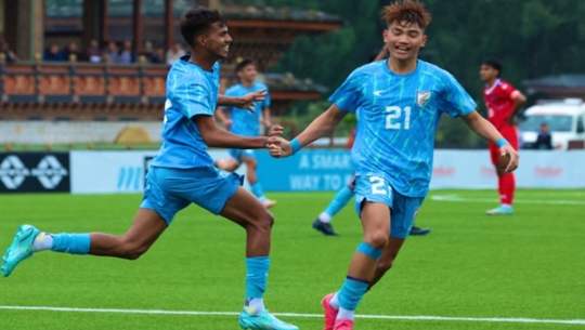 India Defeats Nepal 4-2 to Reach SAFF U-17 Championship Final